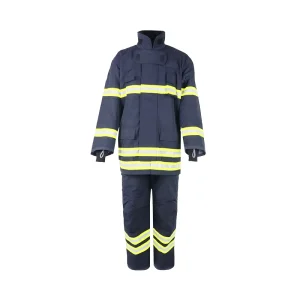 European Standard CE EN469 Fire Fighting Workwear Fireproof Firefighter Jacket and Pant Fireman Uniform