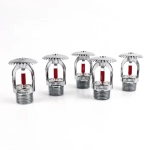 European Standard High Pressure Brass Material Fire Sprinkler System with Upright and Pendant Sprinklers 15mm Size