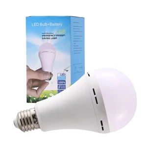 European Style E27 and B22 LED Bulb Rechargeable Emergency Light with AC 85-265V Supply for Home Corridor 5W 7W 12W