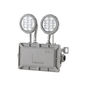 Explosion Proof LED Emergency Light 4W 5W IP55 Rated 3000K 6500K Color Temp Aluminum Wall Mounted 2 Year Warranty CRI 80 50000