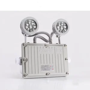 Explosion Proof LED Emergency Light Exit Sign with Twin Spot Light
