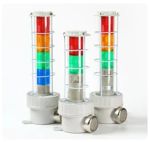 Explosion Proof Three Color Emergency Warning Alarm Siren 180dB with Strobe Light