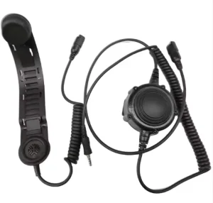 Explosion proof Communication System Bone Conductive Firefighting Headset with 360℃ Rotary PTT Connect Helmet and Walkie Talkie