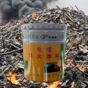 External Building Architecture Fire Protection Liquid Fire Retardant Coating for Cable Construction with 1000C Insulation