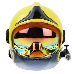 F1 Firefighting Helmet Flame Retardant Protective Gear for Firefighters Firemen and Firemen’s Hard Hats