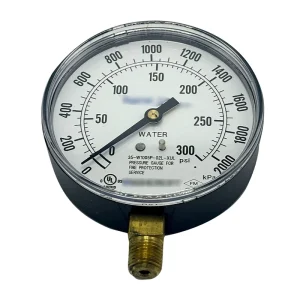 FM 393 Corrosion Resistant Single/Dual Scales Fire Sprinkler Pressure Gauge Firefighting Equipment & Accessory