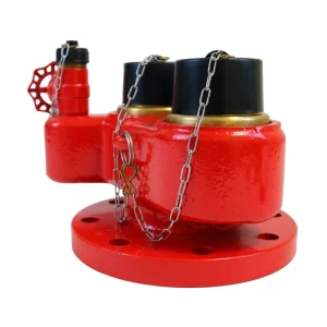FM UL Fire Fighting Pipes Cast Iron Valves Fire Hydrant Valve 4 Way Breeching Inlet Fire Brigade Connection Valve