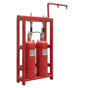 FM200 Stainless Steel Clean Gas Fire Suppression System For Class A B C D E Fires Data IT Infrastructure Medical Research