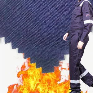 FR Viscose Aramid Fire-Resistant Fabric Flame Retardant and Anti-Static for Garments Workwear Industry Use