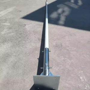 FRP Lightning Protection Rod for Wind Turbines High Strength Weatherproof Fiberglass Lightning Rod for Power Station