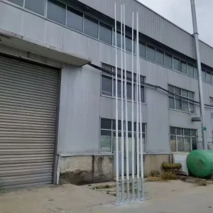 FRP Lightning Rod for Telecom Network Protection Durable Corrosion Resistant Fiberglass Lightning Protection Rod Store