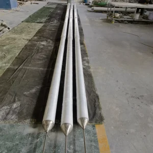 FRP Lightning Rod with Excellent Insulation Properties High Performance Fiberglass Lightning Protection Rod for Power Plant