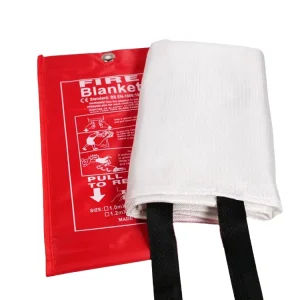 FSD Heat Resistant Twill Woven E glass Fireproof Blanket Cutting Service Durable Household Kitchen Custom Emergency