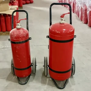 Factory 25 50kg Dry Chemical Powder Wheeled Fire Extinguisher Industry Firefighting Equipment Trolley Fire Extinguishers
