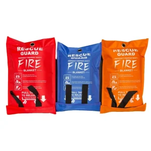 Factory 39″*39″ Efficient Emergency Survival Fiberglass Fire Blanket 550F Heat Resistance Oil Chemical Resistant