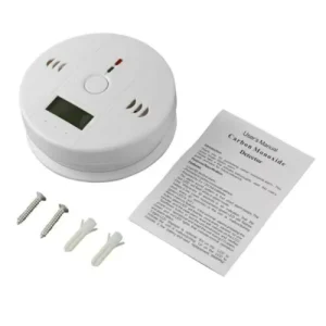 Factory 3×1.5V AA Battery Operated CO Gas Alarm with LCD Display