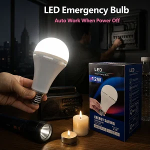 Factory 7W 9W 12W 15W LED Ampoule Rechargeable Emergency Light Bulb E27 B22 Rechargeable Lamp With Lithium Battery