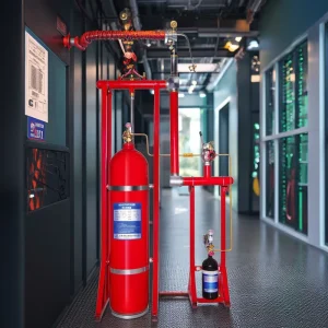 Factory Direct 80L IG541 Automatic Fire Extinguishing System Mixed Gas Fire Suppression System
