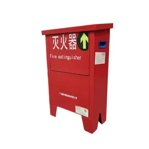 Factory Direct Customizable 304 Stainless Steel Floor standing Fire Extinguisher Box for Shopping Malls Factories
