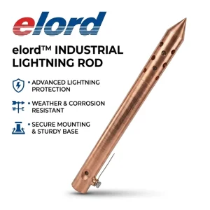 Factory Direct EPJ1-1 Long Lifespan Lightning Protection Copper Grounding Device Lightning Rod