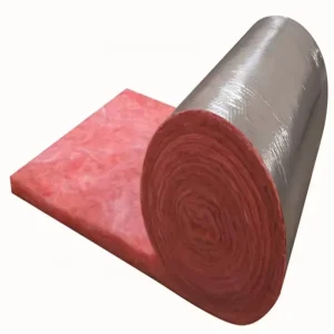 Factory Direct Industrial Soundproof Moistureproof Thermal Insulation Blanket Pink Glass Wool Sheet for Warehouse Applications
