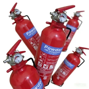 Factory Direct Sale 1KG Red Handheld Dry Powder Fire Extinguisher for Factory Car Home Store Use