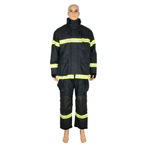 Factory Direct Sale EN469 NFPA1971 Certified NOMEX III Fireman Suit Jacket Bib Overalls Split Style 1 Firefighting