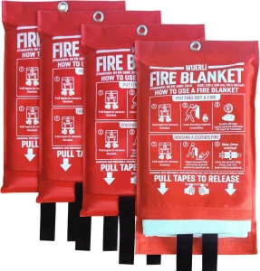 Factory Direct Sale Homes Emergency Fireproof Fiberglass car Fire Blankets