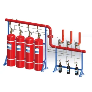 Factory Direct Sales Zhishun Steel 120L 5.6MPa Automatic Fire Suppression System Fm200 Fire Extinguisher System