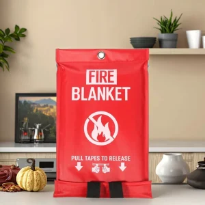 Factory Direct Supply Lightweight Fiberglass Fire Blanket for Household Commercial Use Flame Retardant Heat Insulation