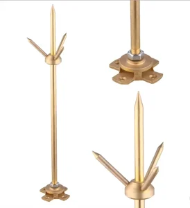 Factory Directly Selling Lightning Rod Customizable Design Lightning Protection Air Terminal Thunder Arrester