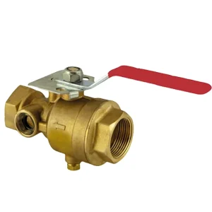 Factory Discount Brass Test Drain Valve DN25 DN40 DN50 Straight Type Test and Drain Valve