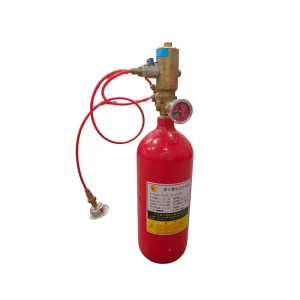 Factory Fire Extinguisher System Straight Pipe FM200 Gas Automatic Detection Fire Extinguishing