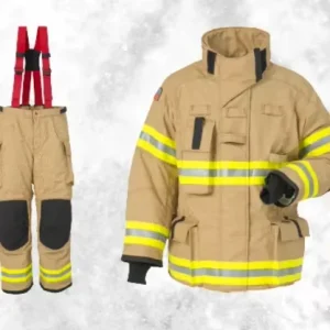 Factory Fire Fighting Suit Fireman Suits Clothing Firefighter Suit With Breathable Fabric Lining
