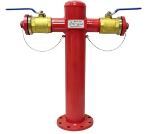Factory Firefighting Equipment Manufacture Yard Type Fire Hydrant Wet Type 2 Way Pillar Wet Barrel Fire Hydrant