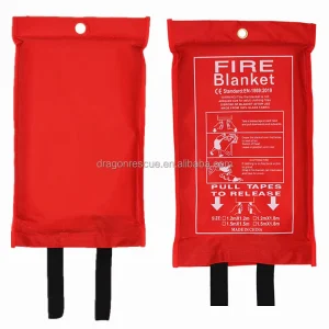 Factory High Temperature Resistant Emergency Medical Supplies & Training Fiberglass Fire Blanket for Kitchen