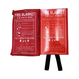Factory Household Emergency Fire Extinguishing Safety Fire Blanket Roll Fiberglass 1m * 1m (pvc Package)