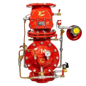 Factory Manufactured Fire Equipment Wet Alarm Valve System Deluge Valve DN100 Deluge Alarm Valve