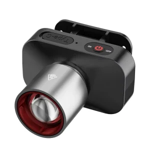 Factory Popular Aluminum Alloy Portable LED Headlamp ABS for Outdoor Lighting With Extendable Zoomable
