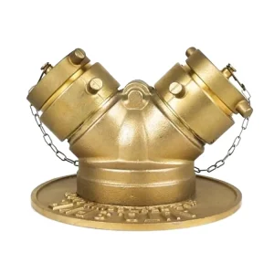 Factory Price 2.5 Inch Y Type Valve 16 Bar Fire Department Siamese Connection Valve