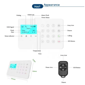 Factory Price ABS Fire Alarm Control Panel 4 8 16 Zone Fighting System for Elderly Monitoring GSM Alarm System