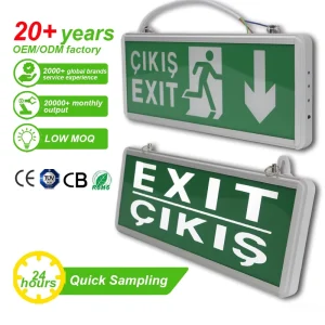 Factory Price Custom Emergency Flood Light Evacuation Exit Sign LED Emergency Light Emergency Lights