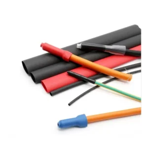 Factory Price LT-DHST 4:1 PE Dual Wall Heat Shrink Tubing Black Insulation 300V/600V Flame-Retardant ROHS IEC Certified