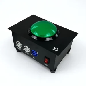 Factory Remote Control Fire Push Button Resettable Emergency Fire Alarm Switch with Multicolor Light AC 110 220V