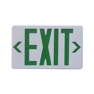 Factory Single-Sided LED Evacuation Safety Sign Fire Emergency Exit Light Plastic Material Exit Sign Light Indoor