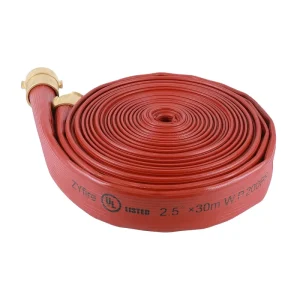 Factory Standard Lay Flat Fire Rubber Hose Coated and Lined for Industrial Firefighting Equipment Accessories