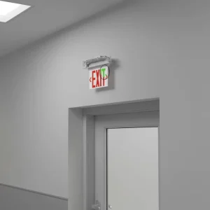 Factory Supply Energy Saving Exit Sign LED Emergency Exit Sign with Clear Visibility Escape Route Exit Sign for Public Place