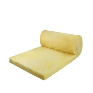 Factory Supply Fiberglass Insulation Blanket Roll Fireproof Sound Absorbing Glass Wool for Ventilation Duct
