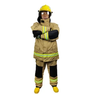 Factory Supply NFPA EN 469 Twill Shell 4 Layers Nomex Fire Fighter Fireman Fire Fighting Firefighter Suits