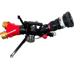 Factory Supply Water Cannon Fire Attack Monitor Flexible Fire Water Monitor Lightweight Dual-outlet Attack Monitor for Firefight